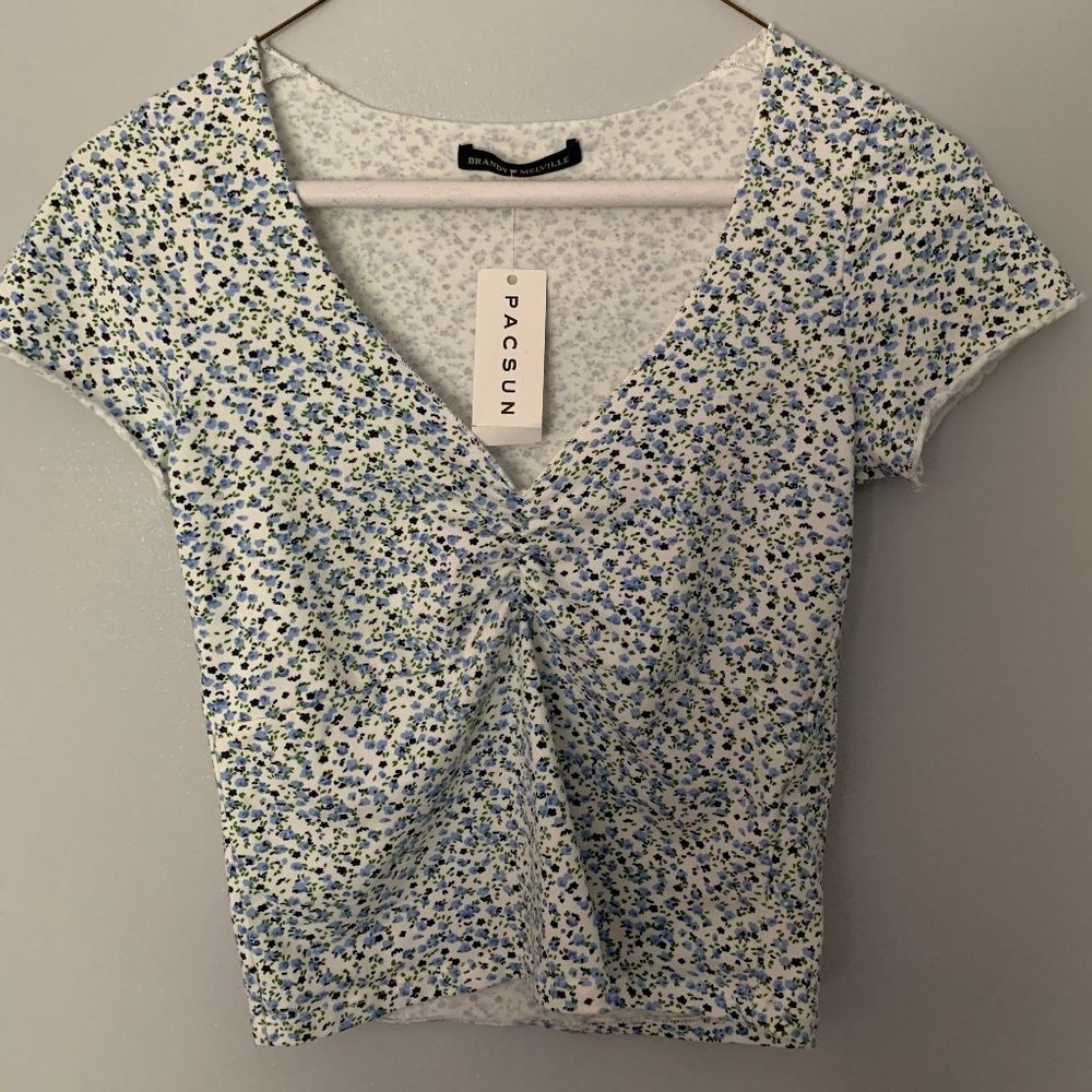 Brandy Melville Floral Top